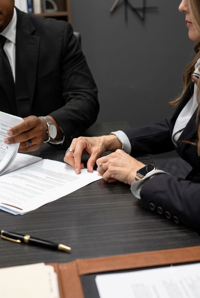 Attorneys shaking hands on a referral partnership
